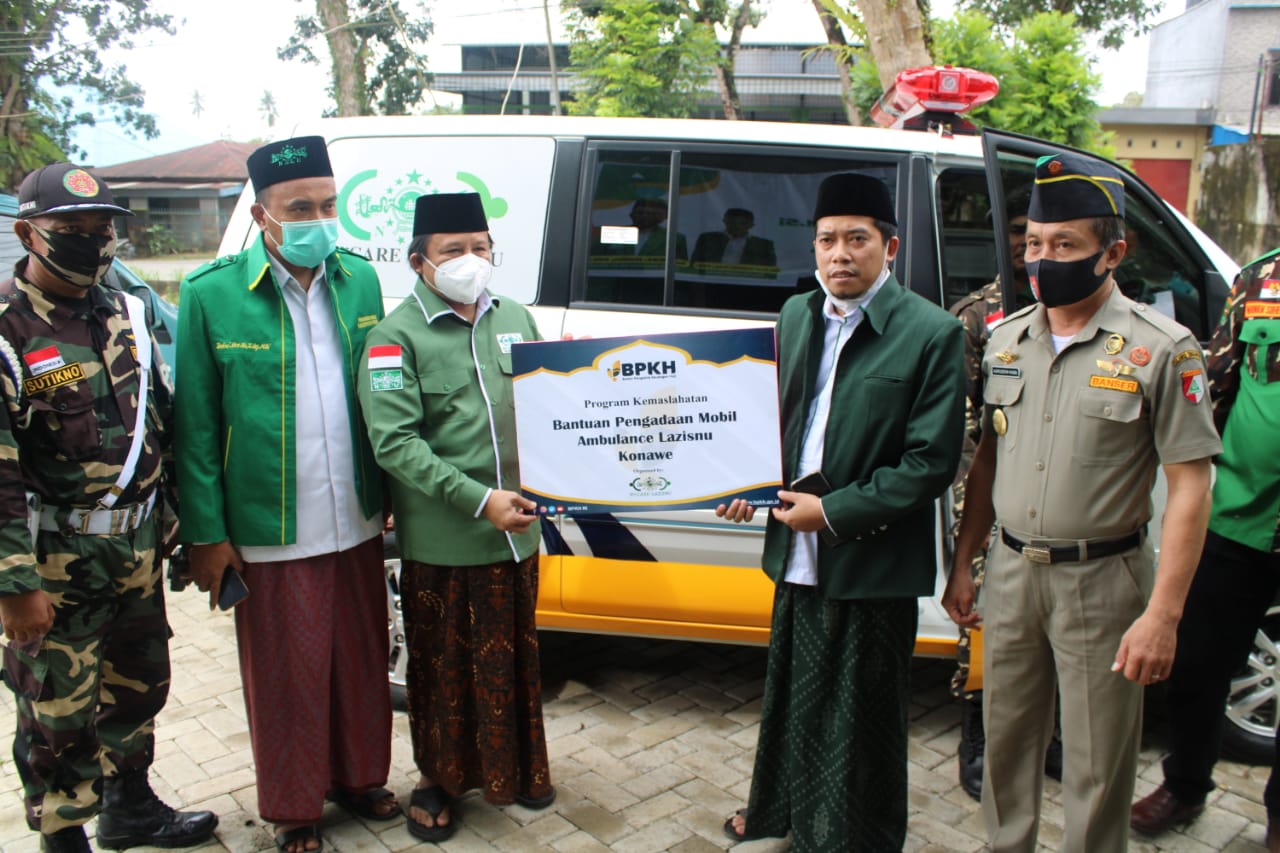 LAZISNU Konawe Mendapat Bantuan Ambulance Dari Program Kemaslahatan