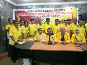 Hasil Musdalub DPD II Golkar Konawe Ditolak Oleh 18 PK, Ini Alasannya