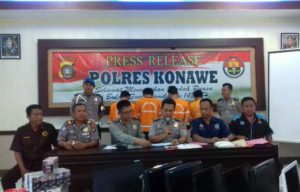 Polres Konawe Gelar Press Release, Sejumlah Kasus Berhasil Diungkap