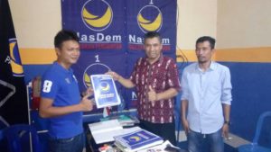 AJP Mendaftar di Partai Nasdem Sebagai Calon Bupati Konawe
