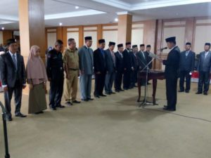 Sekda Konut Lantik Sejumlah Pejabat Eselon Lingkup Pemda Konawe Utara