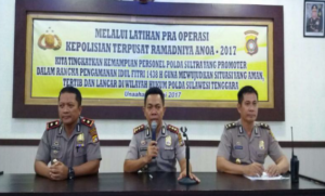 Kepolisian Resort Konawe Gelar Latihan Pra Operasi Ramadniya 2017