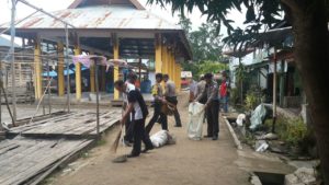 HUT Bhayangkara, Polsek Lasolo Laksanakan Baksos