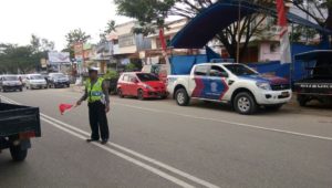 Giat Gatur, Kasat Lantas : H+7 Lebaran Situasi Arus Lalin Masih Lancar dan Aman