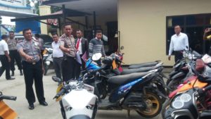 Polsek Kawasan Pelabuhan Amankan 25 Motor, Tiga Diantaranya Diduga Hasil Kejahatan