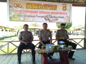 Bangun Sinergitas, Kapolres Konawe Gelar Coffe Morning Dengan Insan Media