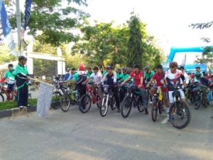 Waka Polres Konawe Lepas Ratusan Peserta Fun Bike