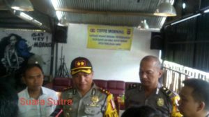 Menuju Pilkada Damai, Kapolres Konawe Gelar Coffee Morning Bersama Tim Pemenangan Bapaslon Kada