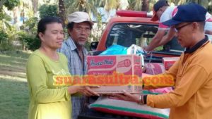 BPBD Konut Mulai Salurkan Bantuan Korban Puting Beliung