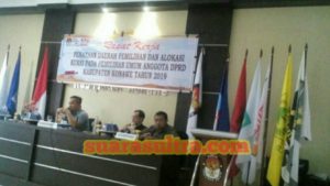 KPU Konawe Gelar Rapat Kerja Penataan Dapil Bersama Pimpinan Parpol