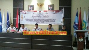 KPU Konawe Resmi Tetapkan Paslon, Ini Keempat Paslon Yang Berebut Kursi 01 dan 02 Konawe