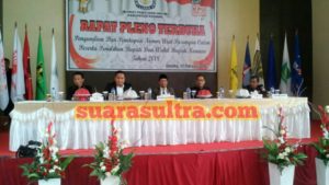 Lengkap, Empat Paslon Hadiri Pengundian dan Penetapan Nomor Urut