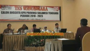 Tiga Poin Penting Dalam Tes Wawancara Bagi Peserta Calon Anggota KPU Provinsi Sultra