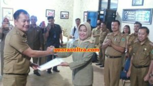 Asriani Porosi Resmi Jabat Plh Sekda Konawe