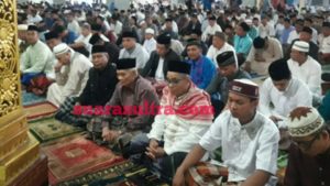 Ribuan Masyarakat Konawe Sholat IED di Masjid Agung Babussalam, Perosesi Sholat IED Berjalan Lancar