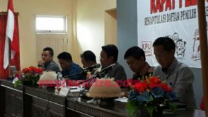 KPU Konawe Tetap DPSHP Pemilu 2019, Ini Rinciannya di 27 Kecamatan