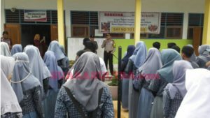 Sambangi SMAN 1 Anggaberi, Kapolres Konawe Tekankan 4 Poin ini