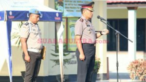 Pimpin Upacara Hari Olahraga Nasional, Kapolres Konawe Ingatkan Personil Untuk Budayakan Olahraga