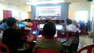 Sosialisasi dan Bimtek Dana Kampanye, KPU Konawe Hadirkan Komisioner Provinsi Sebagai Pemateri