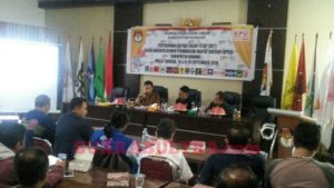 KPU Konawe Gelar Rapat Penyusunan DCT Bersama Parpol Peserta Pemilu