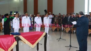 Lantik Dua Kepala Daerah, Ali Mazi Minta Keduanya Tuntaskan Kemiskinan di Daerah Masing – Masing
