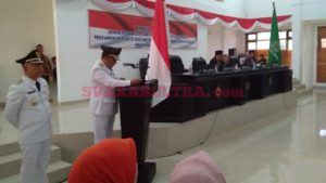 Usai Sertijab, Kery -Gusli Sampaikan Pidato Visi dan Misi Pada Rapat Paripurna DPRD Konawe