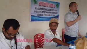 Hari Kedua Reses,  Wakil Ketua DPRD Pilih Desa Tetemotaha