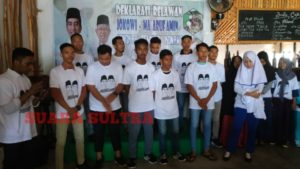 Dukung Jokowi – Ma’ruf, Jangkar Pemuda Konawe Target Menang ‘Besar’