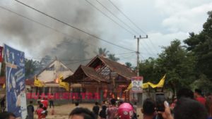 Rumah Mantan Calon Bupati Koltim Ludes Dilalap Si Jago Merah