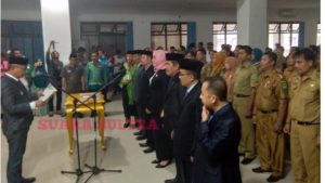 Gerbong Mutasi Bergerak, Wabup Konawe Lantik 244 Pejabat Eselon