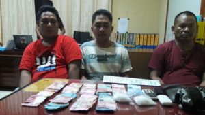 Jemput Narkoba dari Sulsel, Dua Kurir dan Bandar Sabu  Ditangkap Polisi