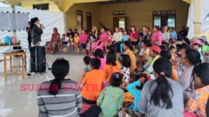 Debit Air Mengalami Peningkatan,  Pengungsi di Posko Mekar Sari Bertambah