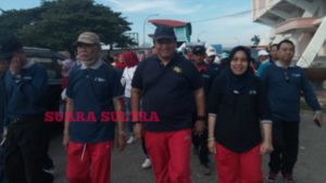 Cegah Stunting, Dinkes Sultra Gelar Gerak Jalan Santai di Muna