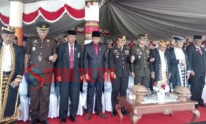 Pimpin Upacara Hari Jadi Kabupaten Muna Ke 60 Tahun, Ini Harapan Bupati