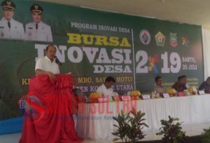 Buka Giat Bursa Inovasi Desa, Bupati Konut: Kades dan BPD Harus Kompak