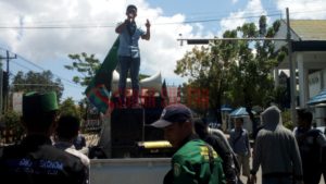 HMI Cabang Kendari kembali Gelar Demonstrasi Tolak Revisi UU KPK