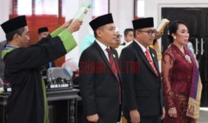 Pimpinan Definitif DPRD Konawe Resmi Diambil Sumpah, H. Ardin Pertahankan Palu Sidang