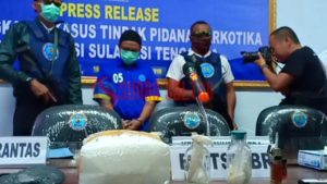 Miliki Sabu 1 Kg Lebih, Pengedar Narkoba di Kendari Terancam  Hukuman Seumur Hidup
