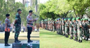 Jelang Pelantikan Presiden dan Wakil Presiden, TNI-Polri Apel Gelar Pasukan