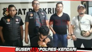 Curi Handphone Lewat Jendela, Residivis Kasus Pencurian Ditangkap Buser 77 Polres Kendari