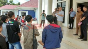 Tuntut Bantuan Beasiswa Pendidikan, HMI Cabang Konawe Unjuk Rasa di DPRD Konawe