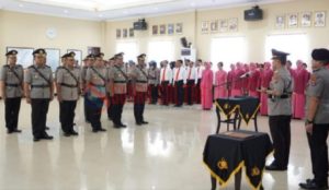 Sejumlah Pejabat dan Kapolres Jajaran Polda Sultra Resmi Berganti