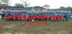 Jelang Kejuaraan Polda Sultra Cup, Tim Polda Sultra Jajal Tim Askab PSSI Konawe