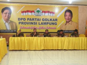 Sukseskan Musda Golkar, AMPG Lampung Gelar Apel Siaga
