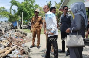 Komisi II DPRD Konut Tinjau Lokasi Abrasi Pantai di Wilayah Kecamatan Sawa