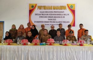 Terima Mahasiswa KKN-P Stikes Mandala Waluya, Ini Harapan Sekda Konawe