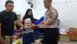 Polisi Gagalkan Pengiriman Masker ke Luar Daerah, Dipimpin Wadir Samapta Polda Sultra
