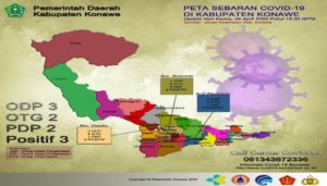 Update Covid-19 Konawe, Dua PDP Negatif dan Satu OTG Balita Terkonfirmasi Positif