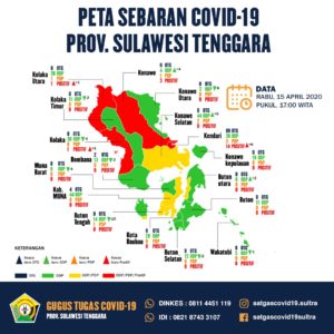 Tiga Positif Corona di Kendari Sembuh