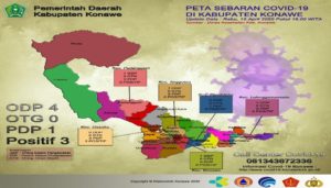 Update Covid-19 Konawe, PDP Tinggal Satu dan ODP Empat Kasus Baru
